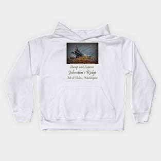 dead stump & lupines, Johnston's Ridge Kids Hoodie